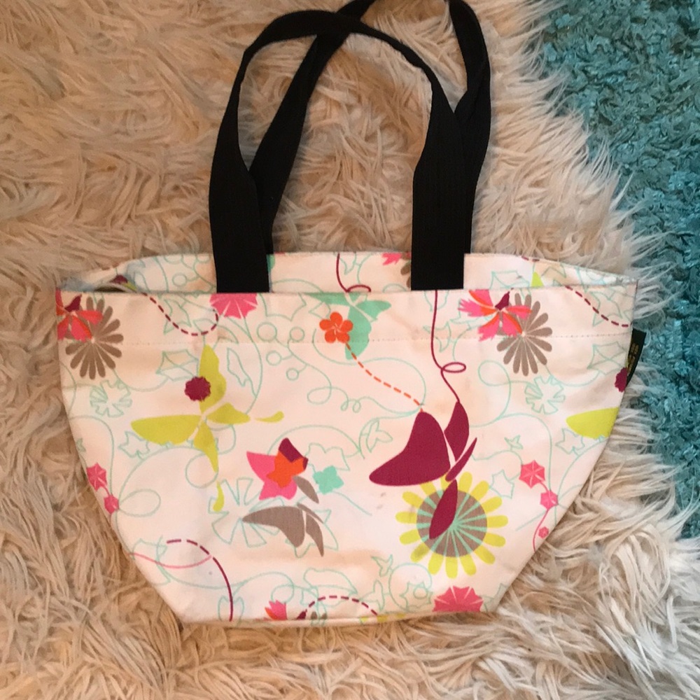 Herve Chapelier Floral Tote Bag